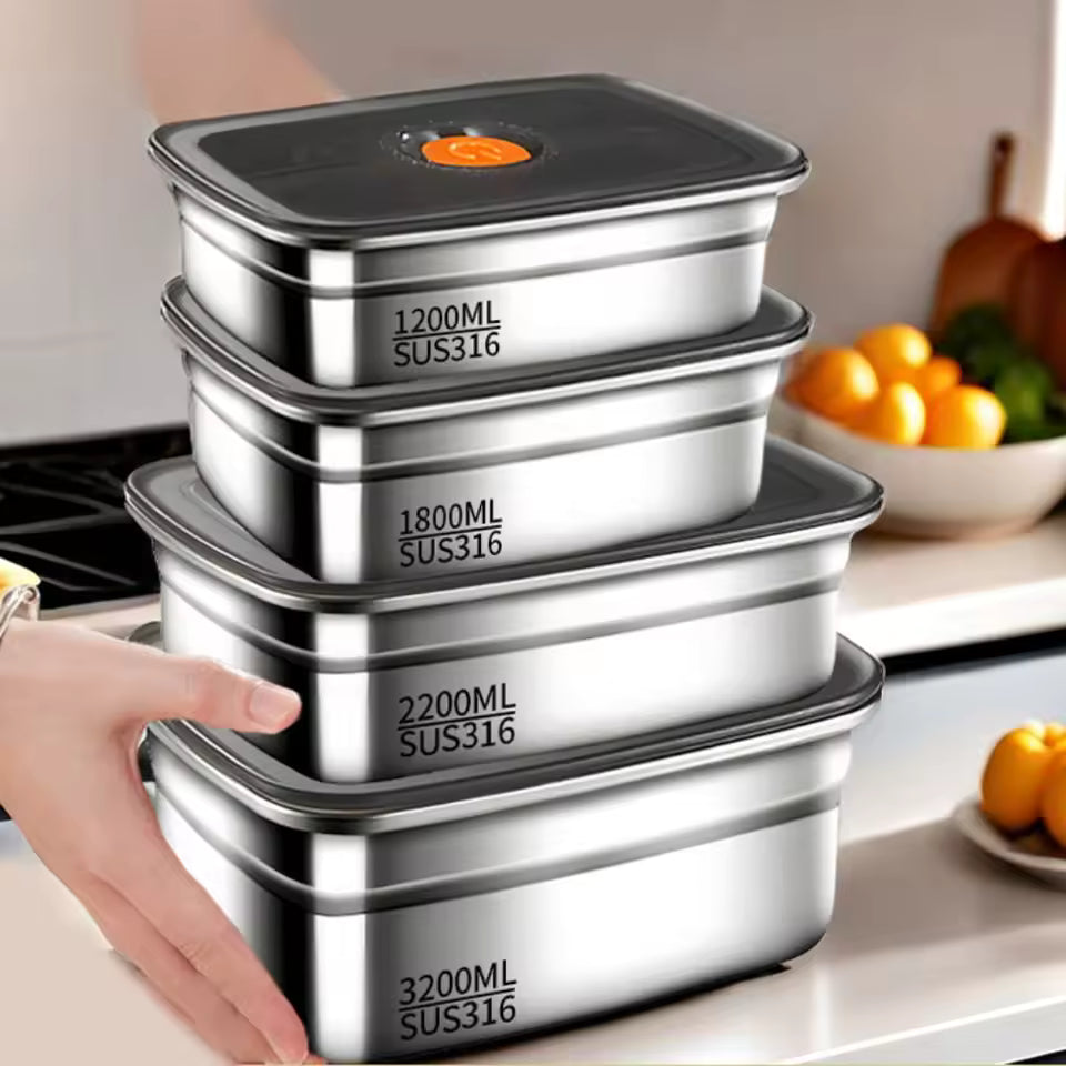 TruBite™ Stainless Steel Containers